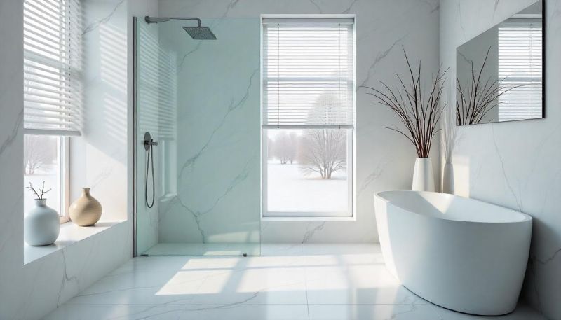 Luxurious Bathroom with Freestanding Tub